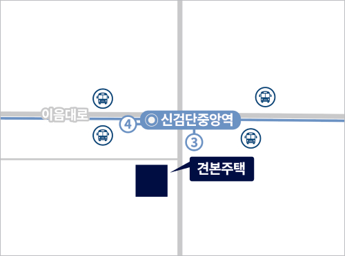모델하우스 위치 지도
